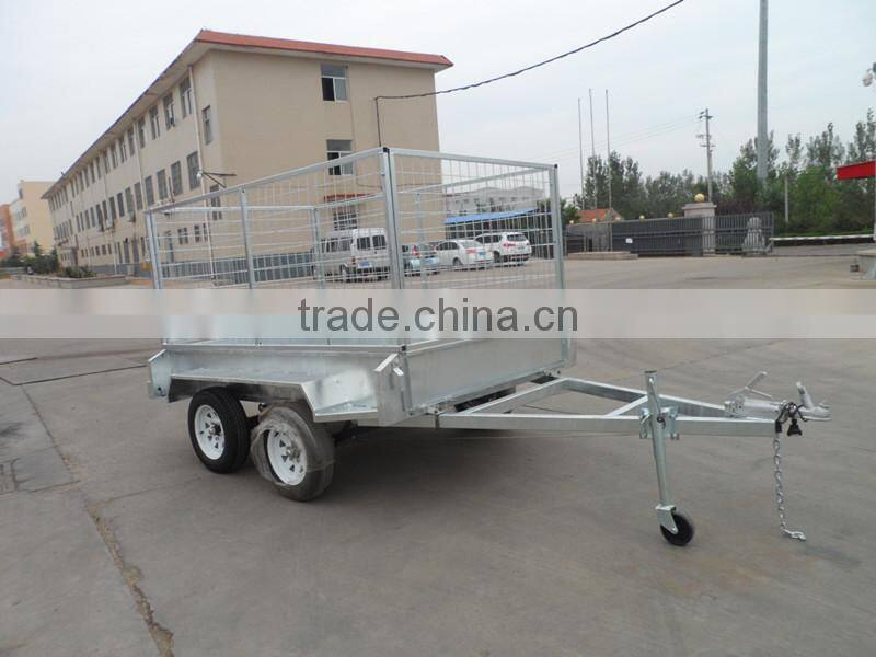 8*5 galvanized farm box trailer