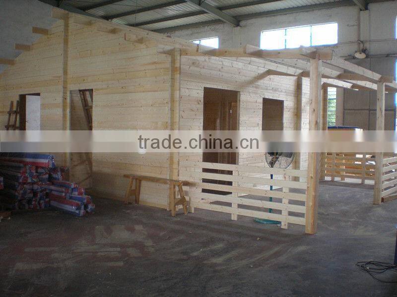 high standard prefabricated living wooden house/villa