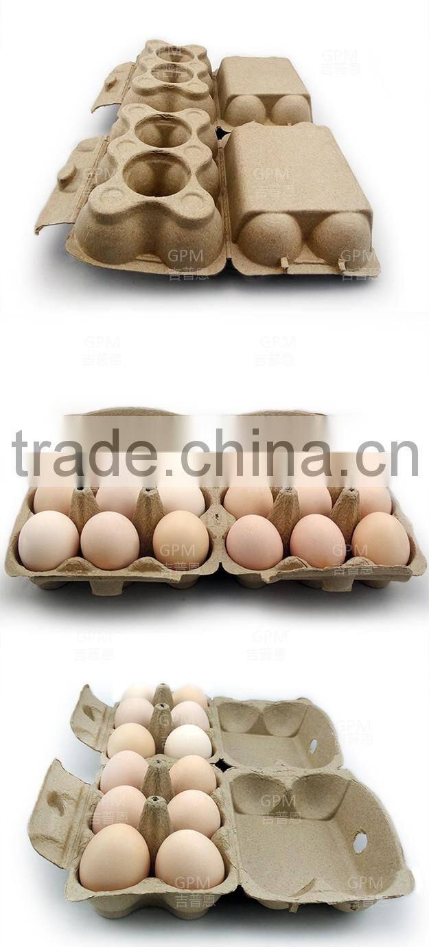 6+6 Holes Egg Packaging Custom Printed Egg Packaging Tray for sale