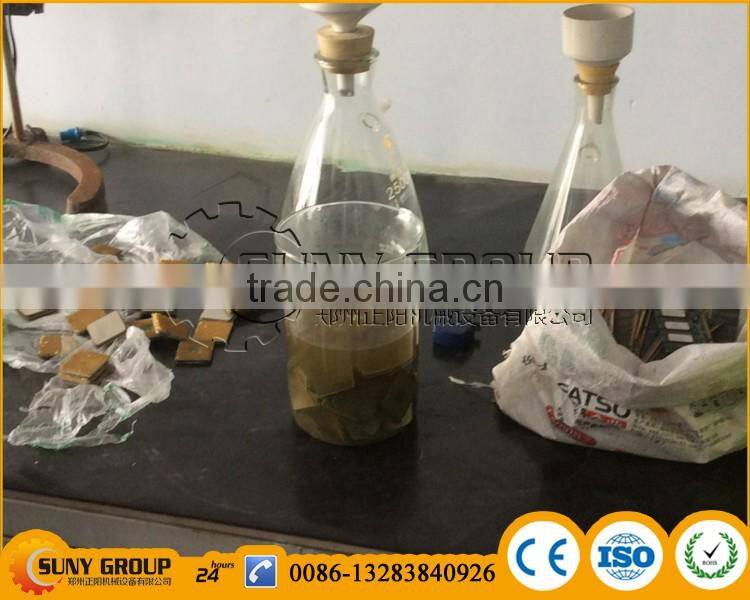 PCB boards CPU gold refining system e waste recycling machine