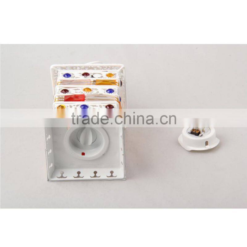Incense Burner Hurricane Lantern With Stone For Interior Decoration Wf-A002