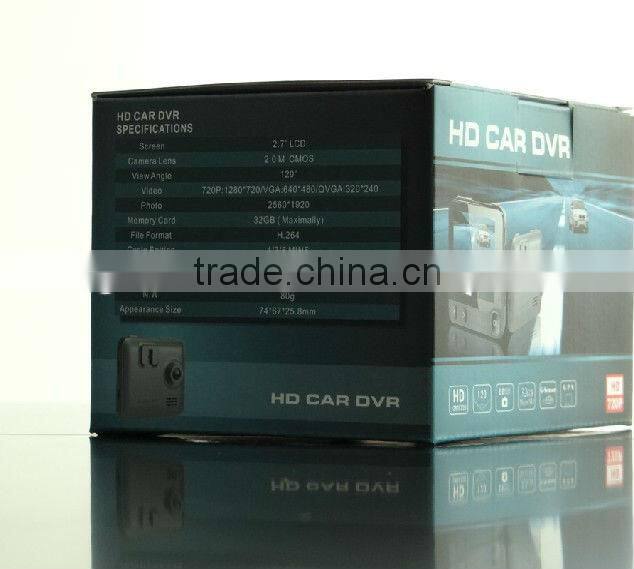 2013 New! HD Car DVR 2.7" LCD screen Car recorder (manufacturer)