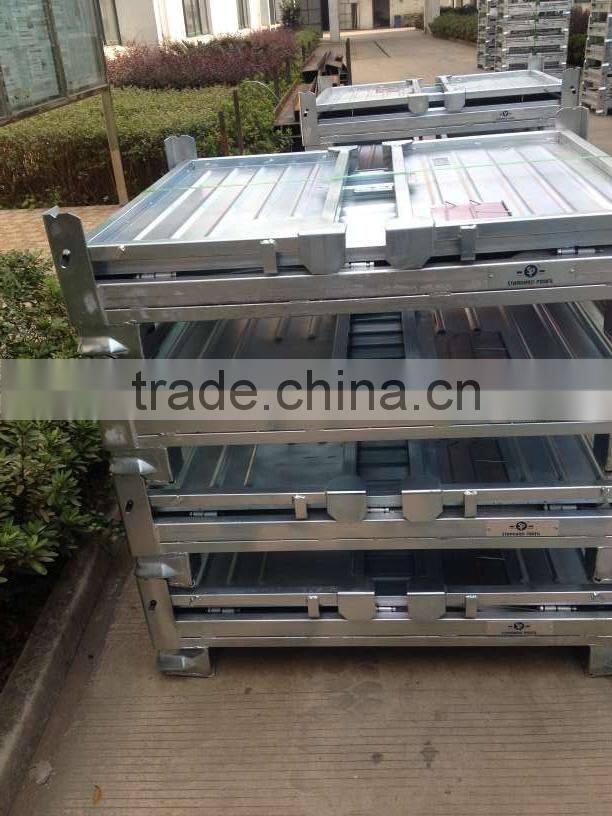 new type foldable metal solid container