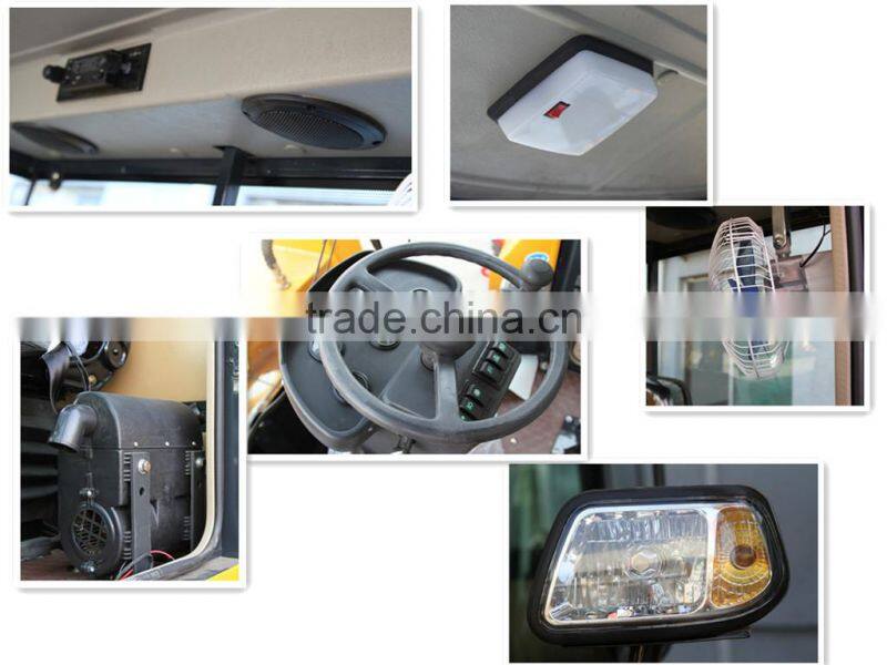 1.5Tons CE articulated mini front wheel loader for sale ZLY-918B