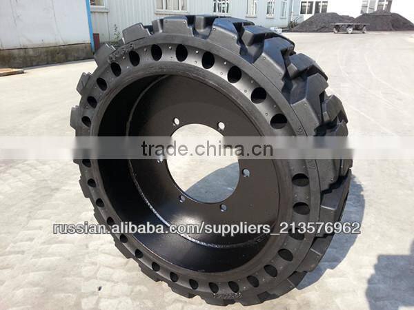 aerial working platform solid tires with holes 33x12-20