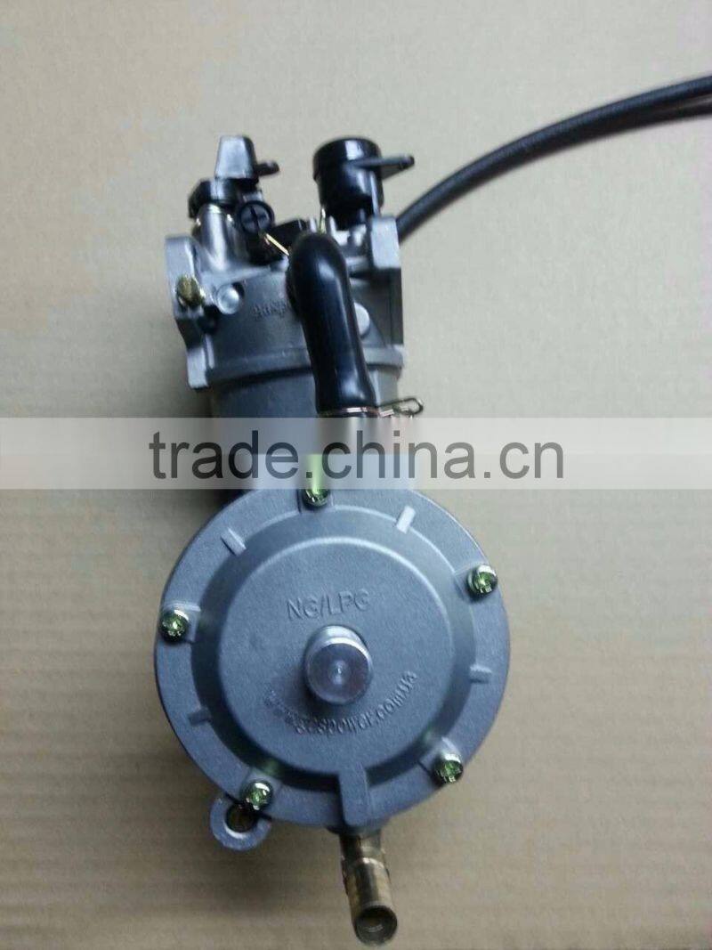 high quality dual fuel NG / LPG carburetors for gasoline generators