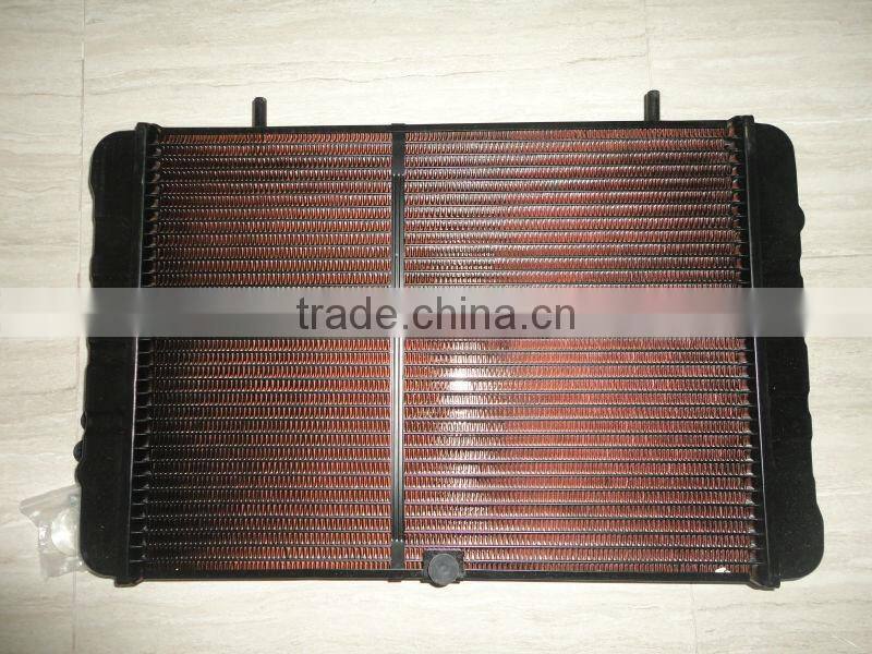 Heat dissipation aluminum auto water tank radiator for Cummins engine 6 rows