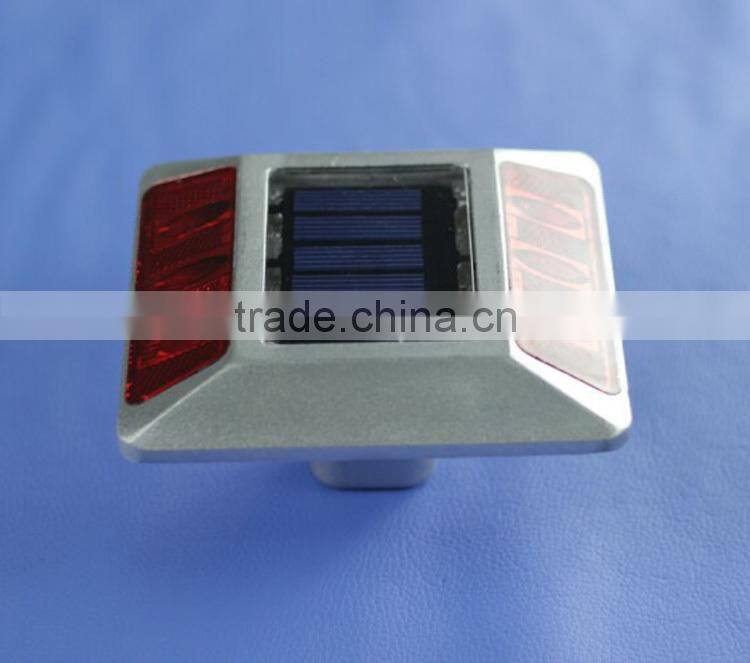 Metal Cat Eye Aluminum Solar Road Stud With Anchor
