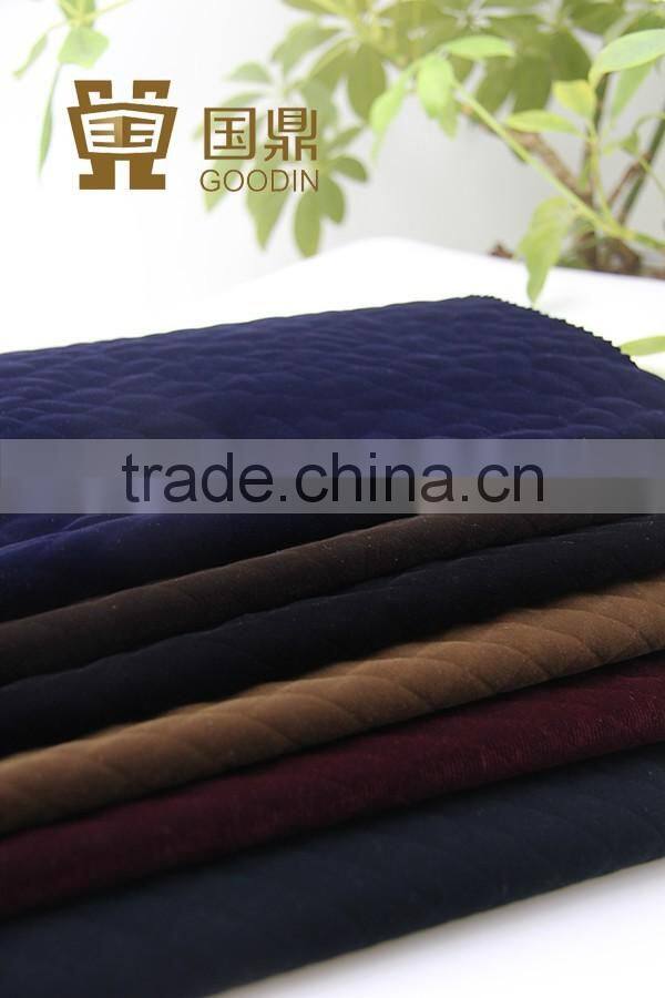 ITALIAN TEXTILE JACQUARD FLOCKING WITH STONE PATTERN