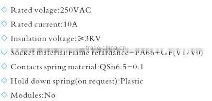 HEIGHT Hot Sale PT14-B Relay Socket / 17pin Relay Socket/General relay socket with High Quality Factory Price