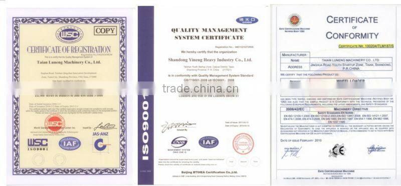 ZL50 wheel loader with grass grasper /clamp