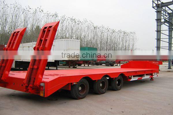 Heavy Duty 40 tons-120 tons Lowbed Cargo Utility Truck Trailer/Semi Trailer