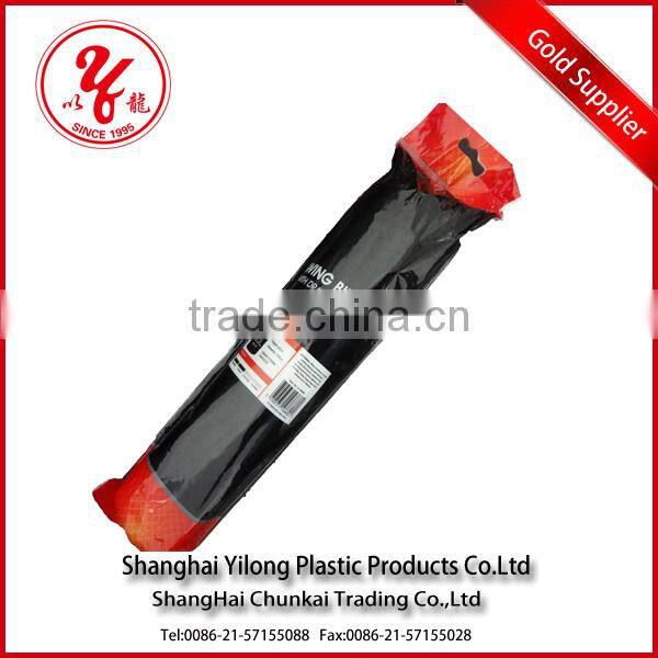 Popular black drawstring plastic garbage bags on roll
