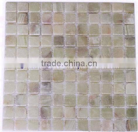 NEW COMMING 2017 NEW PRICE LIGHT GREEN ONYX MOSAIC TILES COLLECTIONS