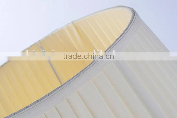 Pineapple design clear K9 crystal table lamp with fabric lampshade