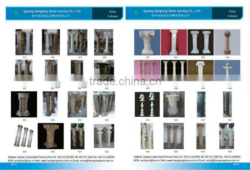 Decorative Marble Roman Pillar For Sale