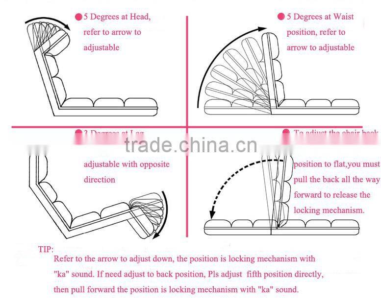 floor folding furniture and adjustable floor sofa