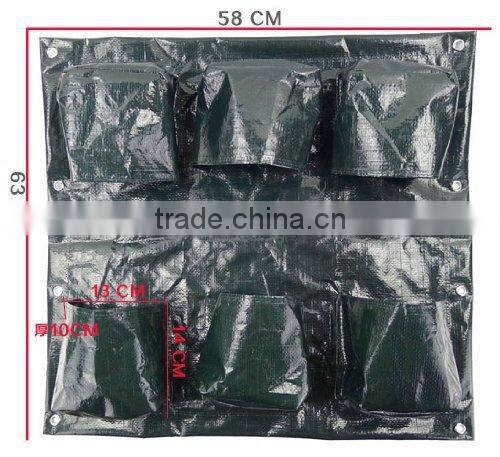 Gardening Novelty 6 Pockets Vertical Vegetables Fruits Seeds Balcony Planter Bonsai Planting Bags