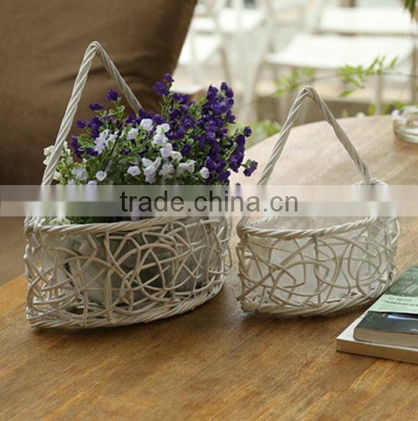 disposable plant pot wicker plant pots wall plant pot holder