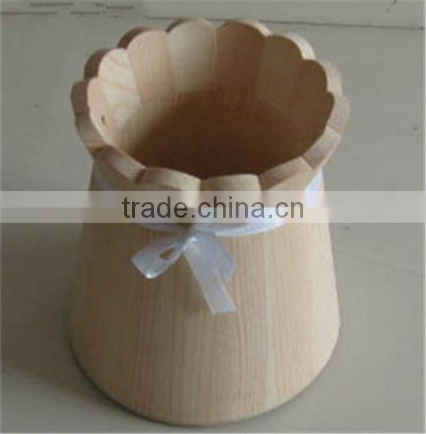 Handmade art mind wooden flower case wooden planter pot wholesale