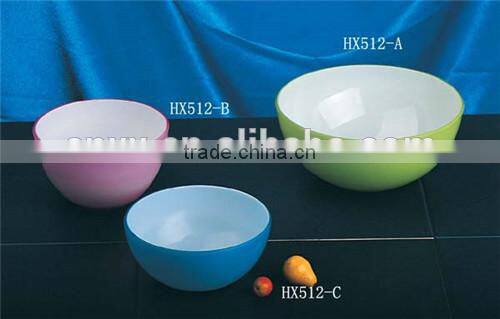 middle size frosted bowl/plastic plate