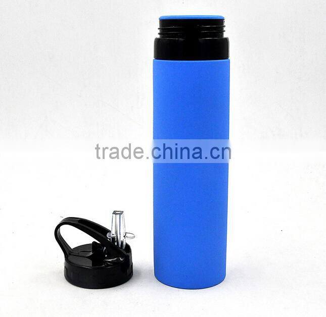 Eco Squeeze Silicone Water Bottle / Silicone Water Bottle / Squeeze Water Bottle