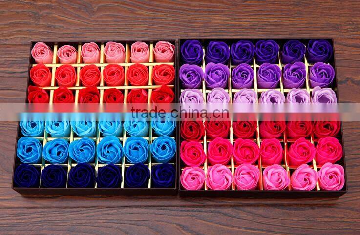 Romantic Gifts Coffee Box 18pieces Rose Flower Soap