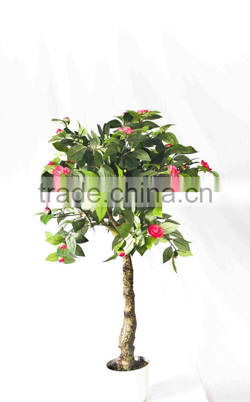Supply artificial green bonsai plants