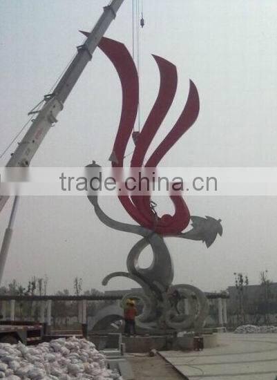 Pure Hand Forged Casting Stainless Steel Sculpture For Decoration