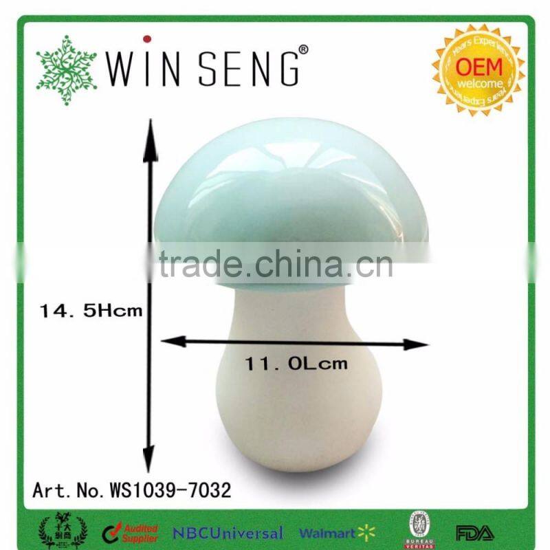 Creative ceramic home decoration in mushroom shape