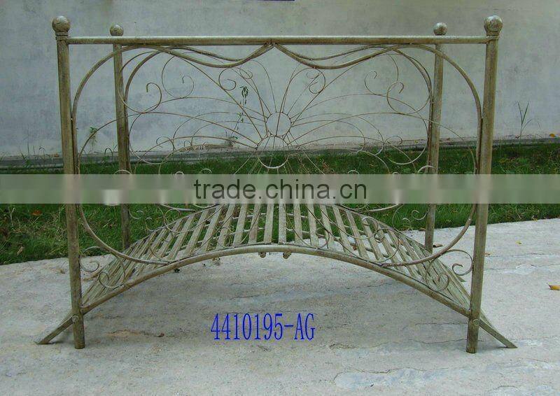 metal garden bridge