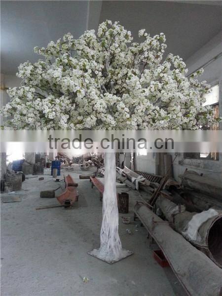 artificial cherry blossom trees made by silk for interior decoration in factory price