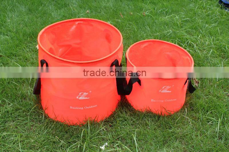 Camping Folding PVC Water Bucket/Carrier