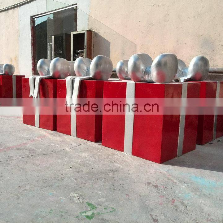 Outdoor large fiberglass Christmas decoration