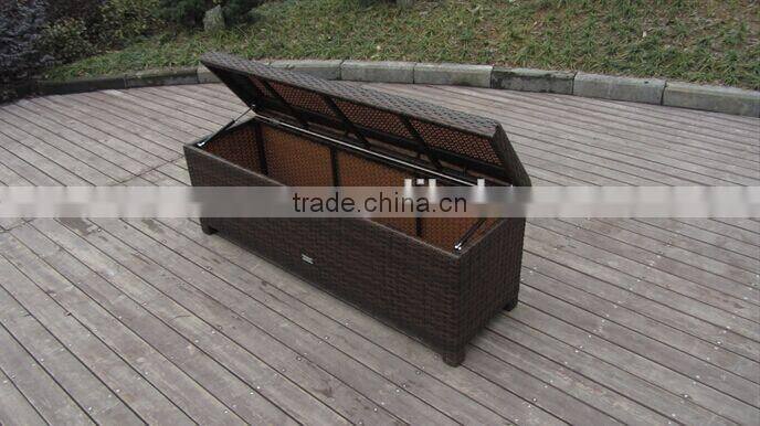 Rattan outdoor storage box