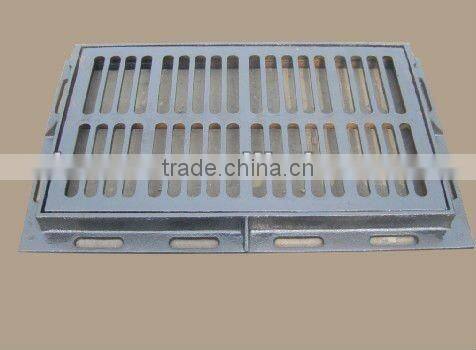 EN124 C250 casting ductile iron gully gutter draining grate with frame