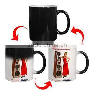 Ceramic heat sensitive color mug