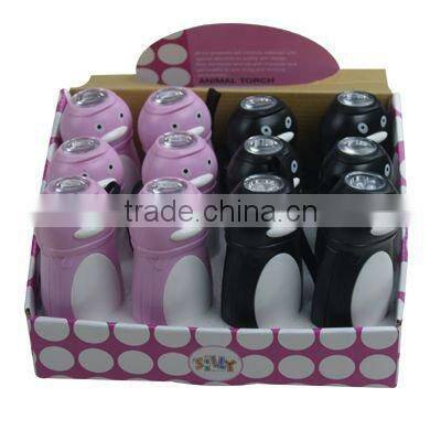 led dynamo animal flashlight torch