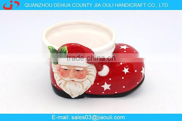 Popular design home decoration watering can shape ceramic flower pot, plant pot