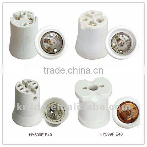 porcelain E40 lamp socket fitting
