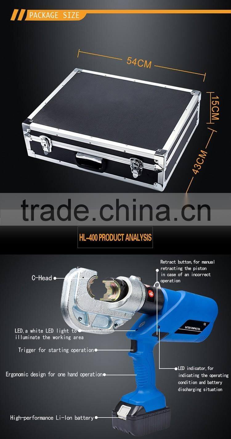 High-quality crimping tools lithium battery 400mm2