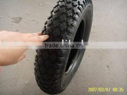 China manufacture supplier wheelbarrow tyre 3.50-8 with inner tube