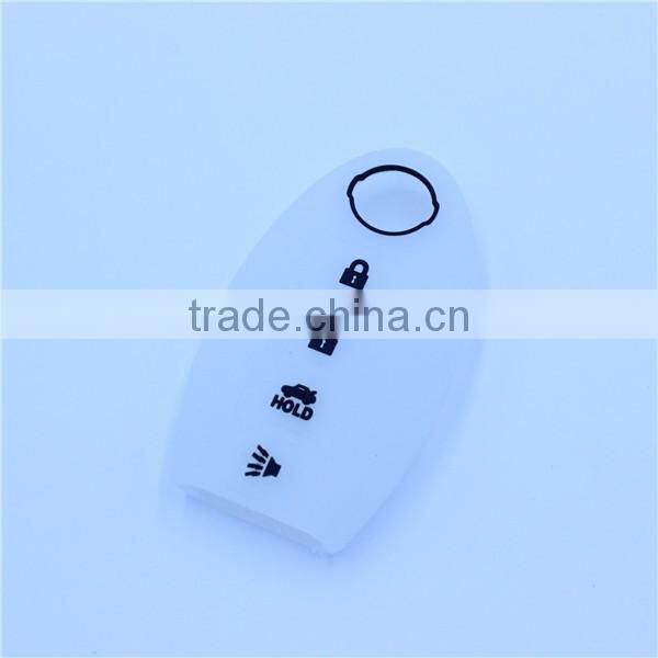 Silicone car key coevr,4 Buttons Remote Key Fob Case Silicone Cover for Altima Murano