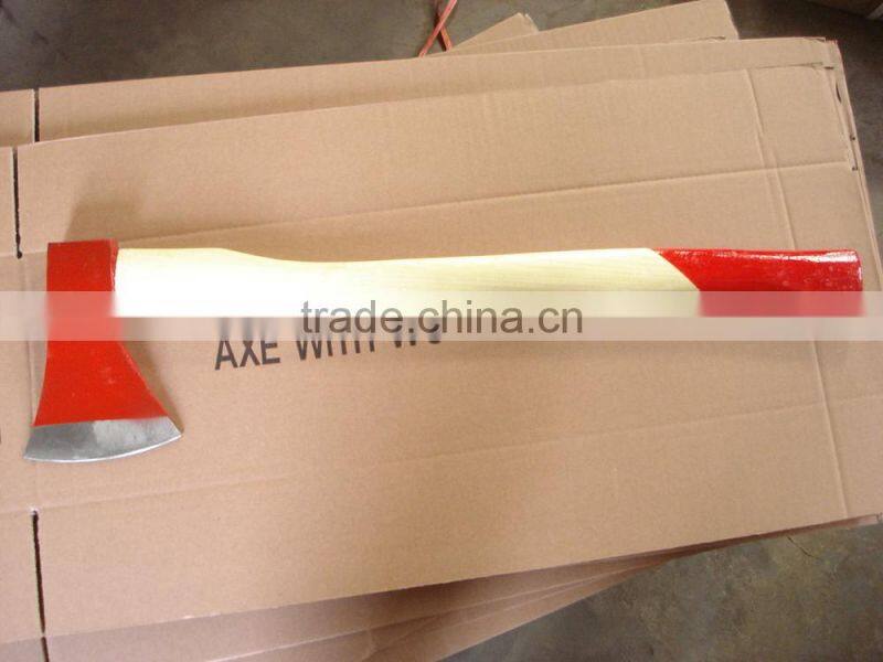 good quality forged steel axe /fire axe with wooden handle