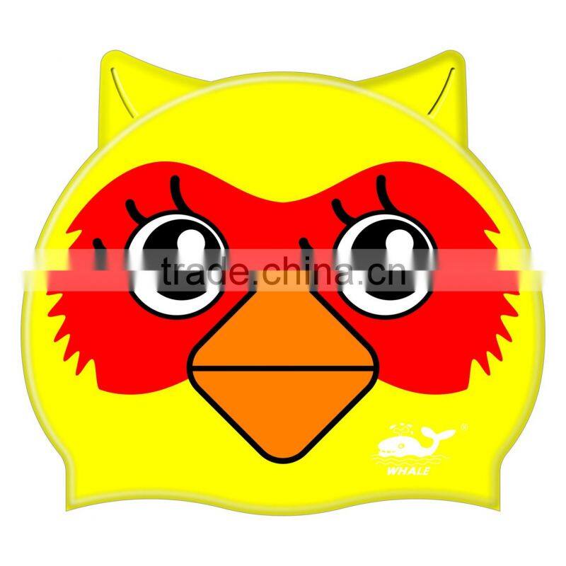 Hot sale silicone kids caps and kids swimming goggle caps and baby swimming hat