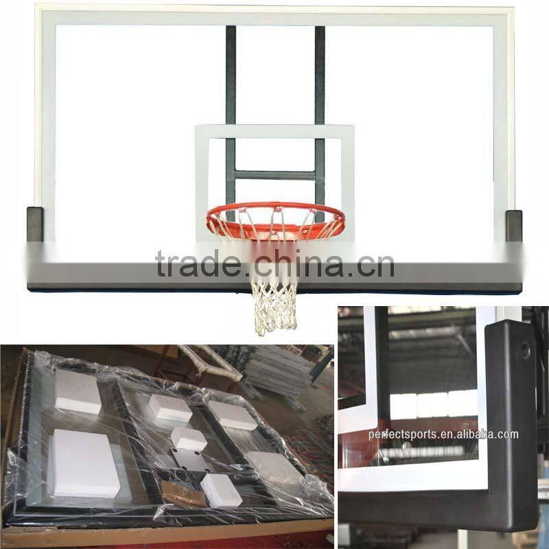 Fully-tempered Glass Steel-framed Basketball Backboard