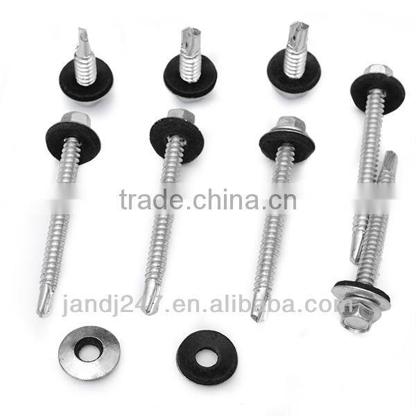 Hexagon Head Self Drilling Screw With EPDM Washer from Guangzhou supplier