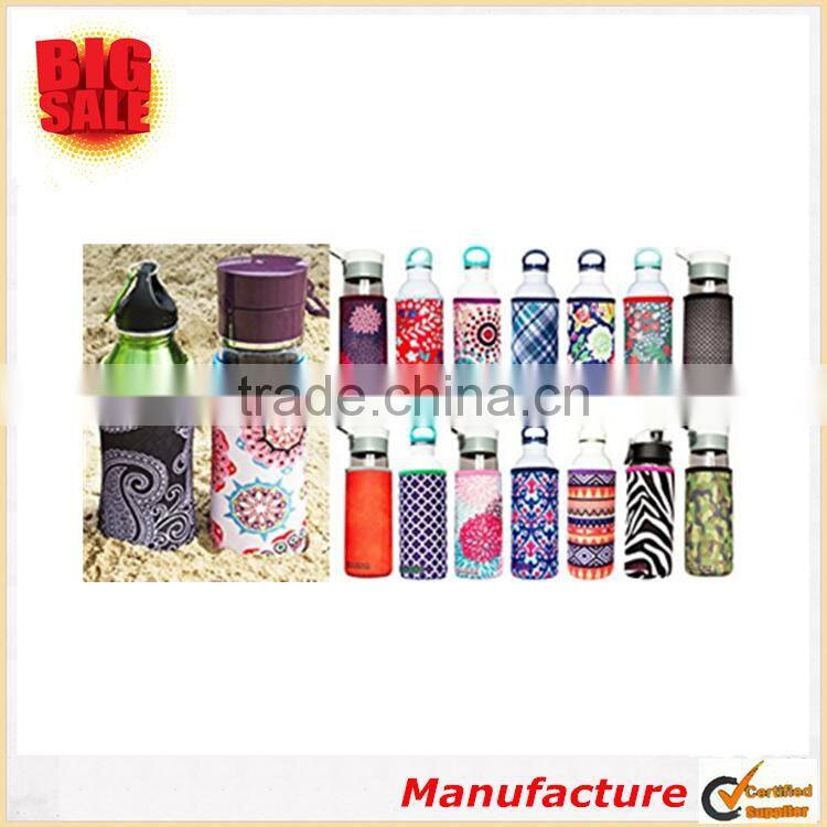 2017 The newest style neoprene bottle sleeve water bottle thermal insulated bottle sleeve