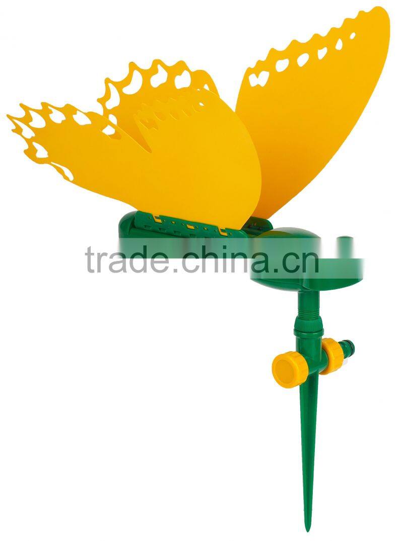 plastic butterfly decorative sprinkler for garden or yard