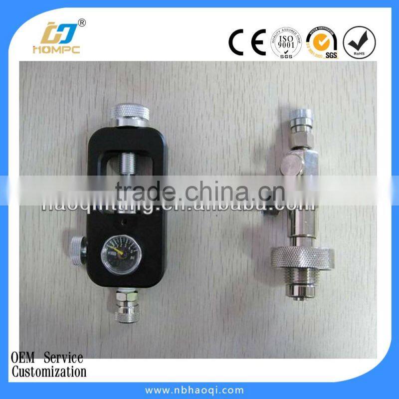 gas oxygen regulator for paintball